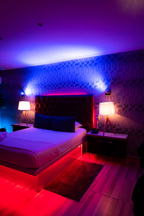 Cama de la suite vip sado